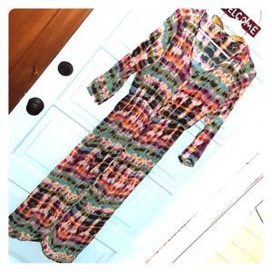 Beautiful multi-color Beach Coverup/beach dress